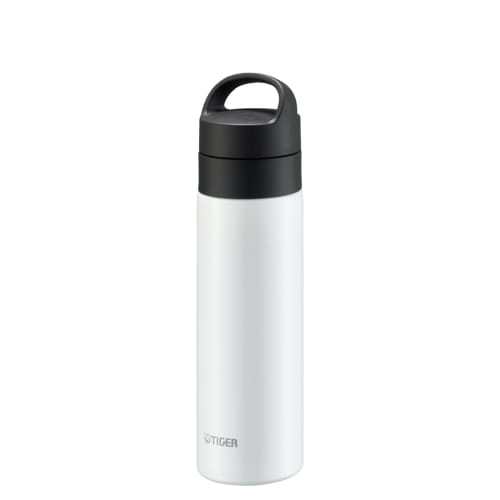Tiger Thermos Water Bottle, 480ml, Vacuum Insulated, Carbonated, Stainless Steel Bottle, Keeps Beer Hot or Cold, Portable, Compact, White, MKB-T481WJ