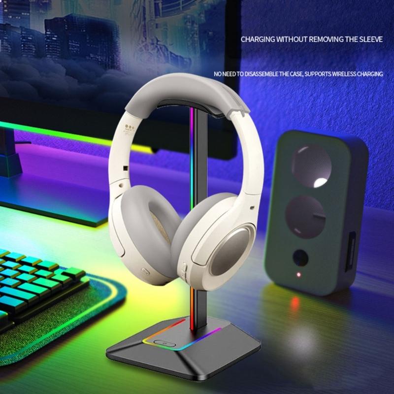 Replacement Ear Pads Earphone Cushion Headbeam Pad for IKF King Professional Headphone Noise Isolating Silicone Earpads