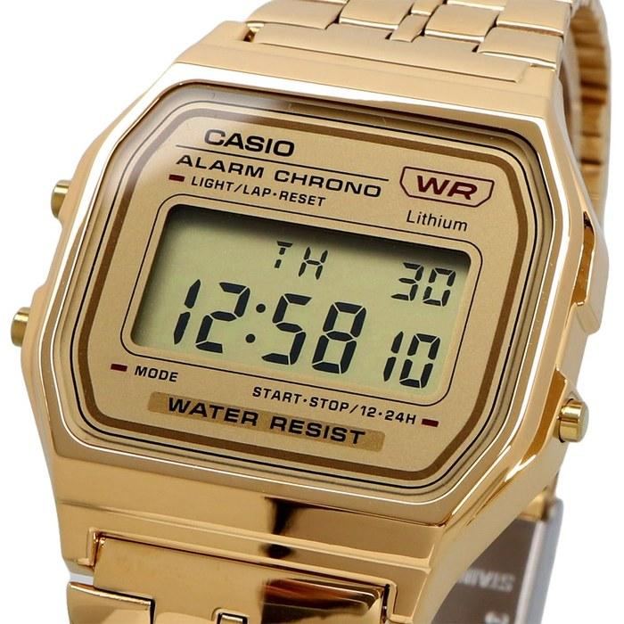 Casio Digital Watch Vintage Series A158WETG-9A Gold