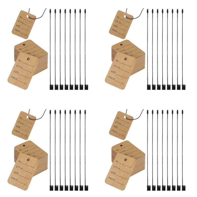 A84E-4000 Pieces Price Tags And Hang Tag String, Clothing Tags For Clothing Marking Tags Unstrung Tags Store Tags