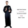 Adult Priest and Nun Role-Playing Clerical Robe Costume