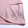 Pastel Women's Floral Embroidered Casual Short-Sleeve T-Shirt