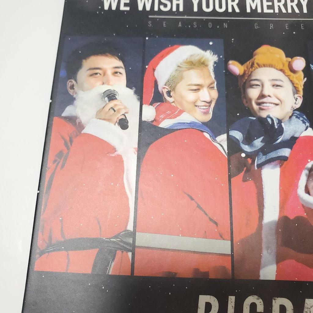 [USED] BIGBANG VIP JAPAN Membership Benefits Christmas Card