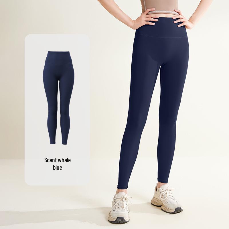 

Kangnian Бесшовные брюки для йоги с высокой талией - Эффект персикового лифтинга, Ощущение обнаженности, Без линии смущения для женщин. S