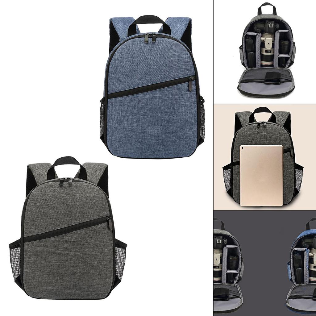 Waterproof Camera Backpack Portable Dslr Photography Bag Nylon Lens Compartment Storage For Outdoor Hiking Travel