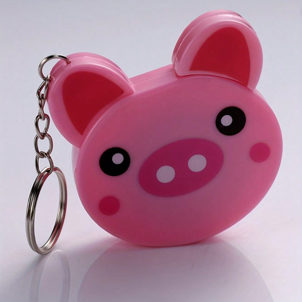1pc Cartoon Retractable Tape Measure, Household Body Sizing Ruler For Dressmaking