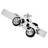 Silver Motorcycle Tie ClipTie Bar Tie Pin N02631