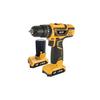 Cordless Hammer Drill 16V 2Ah - 30Nm Maximum Torque - 2 Speeds 0-400/0-1500rpm - Includes 2 Batteries and Carrying Case-BL0197
