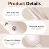 Automatic Curling Iron, 2026 New Cute Automatic Curling Wand, 3 Temperature Settings, Anti-scald and Anti-tangle Rotating Curling Wand