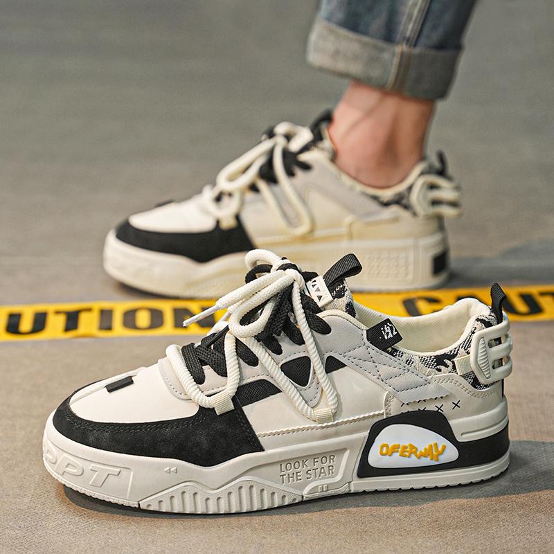 New Shoes for Men Sneakers thick sole Casual Fashionable Skateboard Shoes Male Low Top Platform Vulcanized Shoes Tenis Masculino