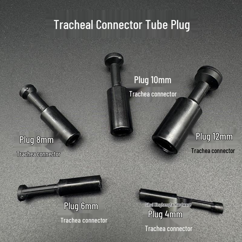 

Straight Pneumatic Tube Connector Plug (PP-4/6/8/10/16), Compressor Tube End Cap & Vacuum Stopper 4mm Tube Connector Plug