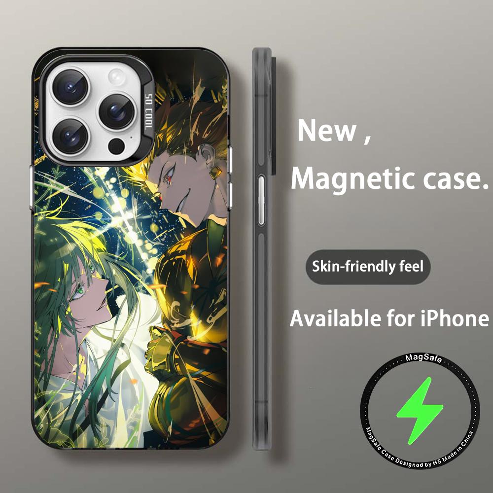 

Fatestrange Fake Phone Case black Magnetic IMD Colorful Silver case for iPhone 17 16 e 15 14 13 12 11 Pro Max Plus iPhone 11