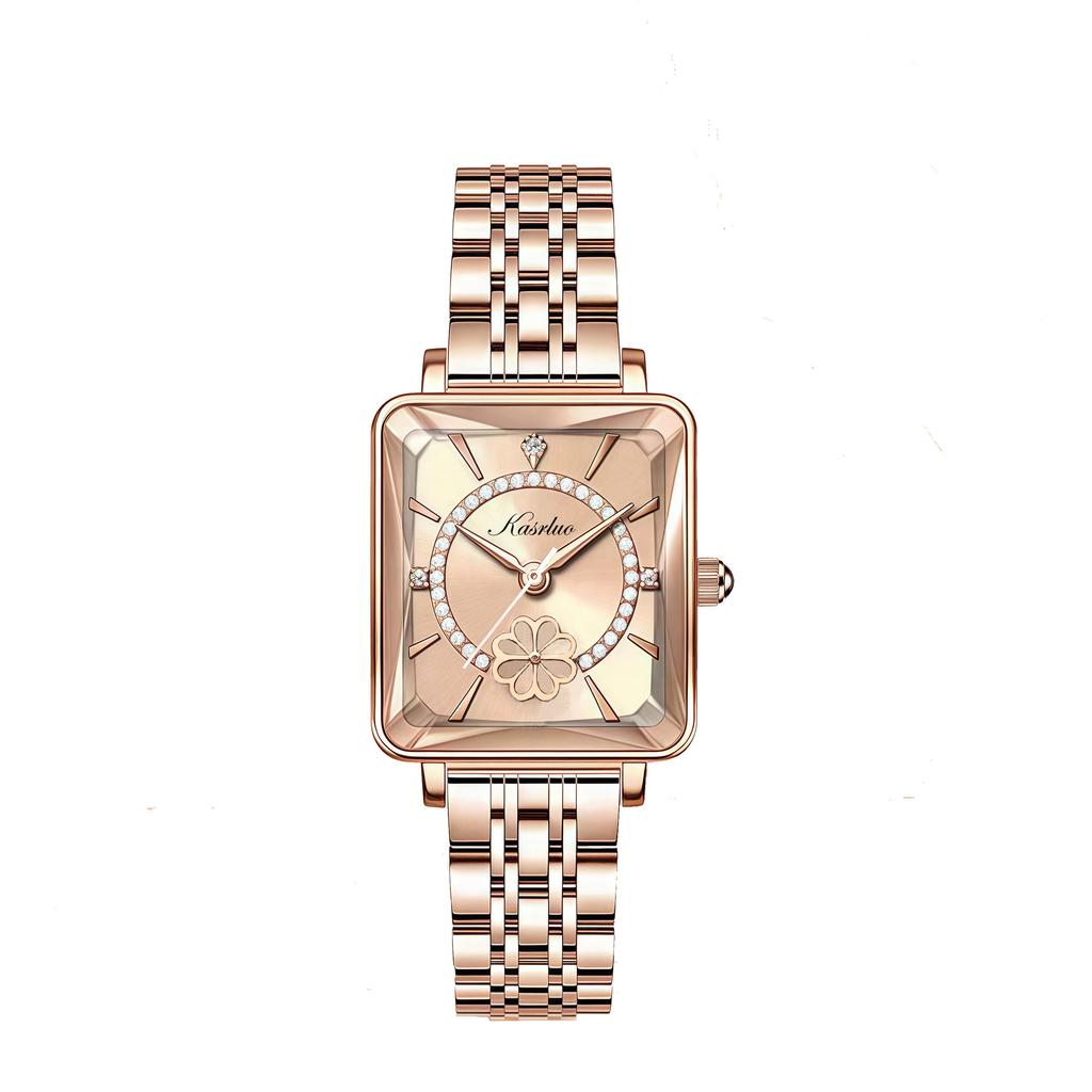 Retro Small Green Watch Luxury Women'S Watch Waterproof Steel Belt Women'S Watch