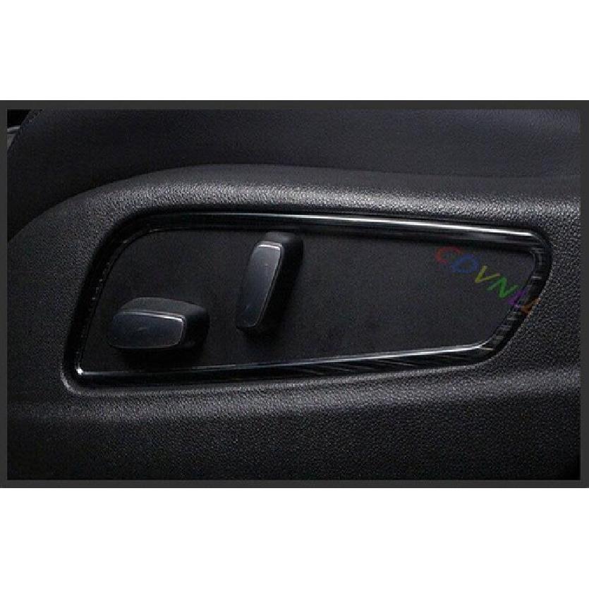 For 2016-2019 2020 Cadillac XT5 Black Steel Seat Adjust Handle Button Frame Trim
