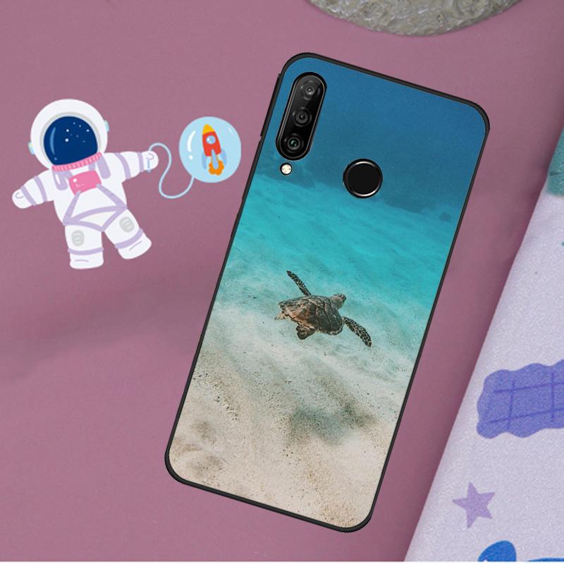 Ocean Sea Turtle For Huawei Nova 11i 7i 8i 12i 12s Y73 Y70 Y90 Y60 Y72 Y61 Y91 9 10 SE P40 Lite P30 Pro Case