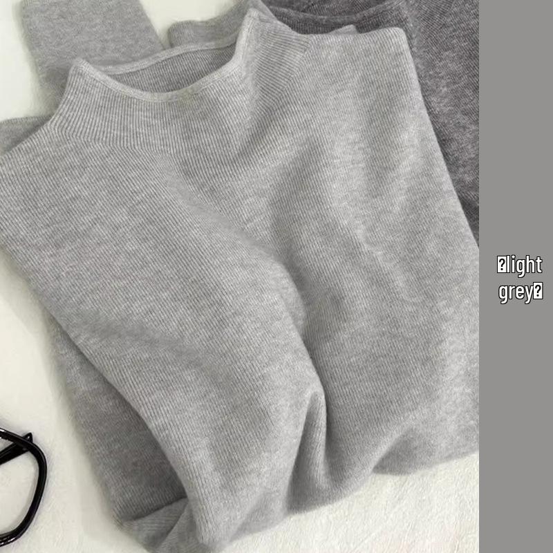 Women's Pink Knit Sweater - Korean Style, Early Autumn 2025 Collection