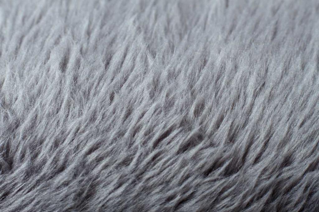 Dog Bed, Dog Mattress, Welsti Grey Fur M 70X50
