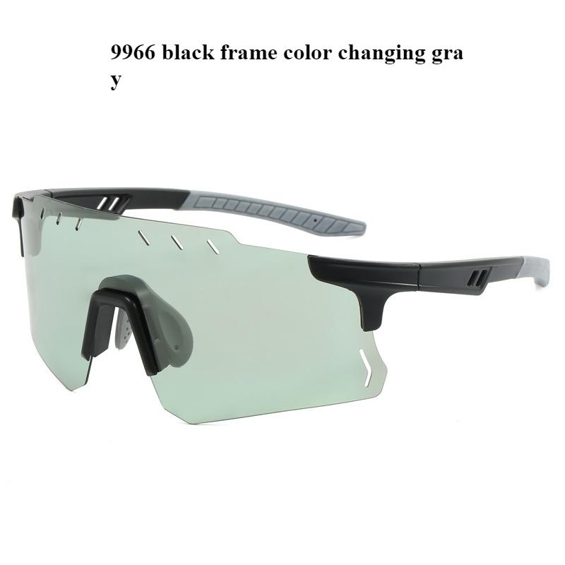 2025 neue Outdoor-Sportsonnenbrille farbwechselnde Radsportsonnenbrille polarisiert ultraleicht winddicht Brille Tide