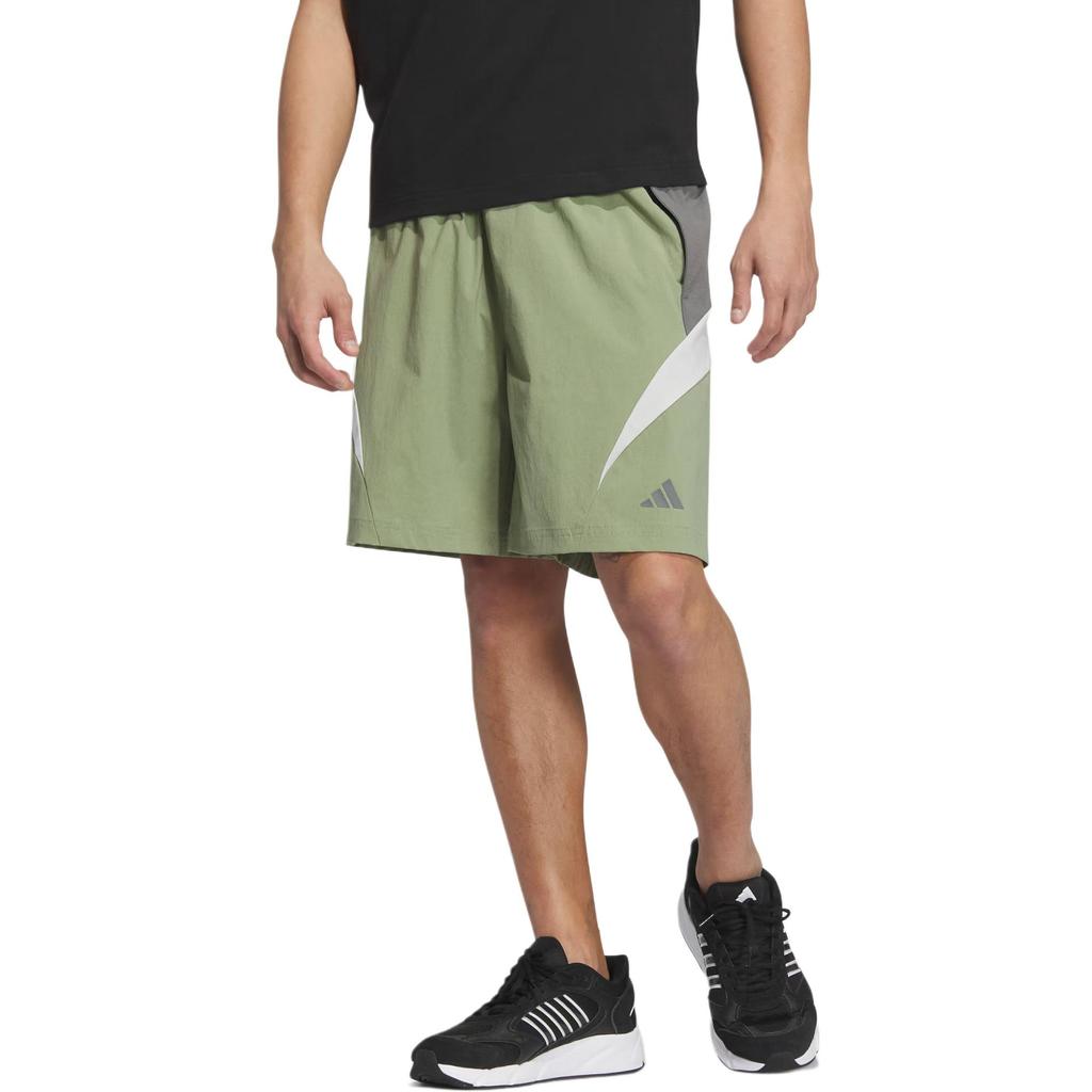 adidas Fustl Shorts Color Block Sports Versatile Fashion Casual Shorts Men Shorts Tent-Green JI6631
