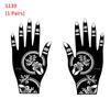 2025 Neues Professionelles Henna Schablone Temporäres Handtattoo Körperkunst Aufkleber Vorlage Hochzeit Werkzeug Blume Tattoo Schablone