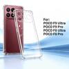 For POCO F9 F8 Ultra Pro Case Simple Ultra Anti-Fall Transparent TPU Soft Shell Cover For XiaoMi Poco F9Pro F9Ultra Funda