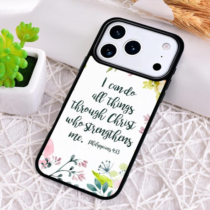 Jesus Bible Christian Religious Phone Case for iPhone 17 Air 16 15 11 12 14 13 Pro Max Shockproof Cover