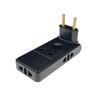 4 In 1 EU Electrical Socket 180 Degree Rotation Plug Adapter Extension Protable Travel Power Converter Wall Outlet Plug Adaptors