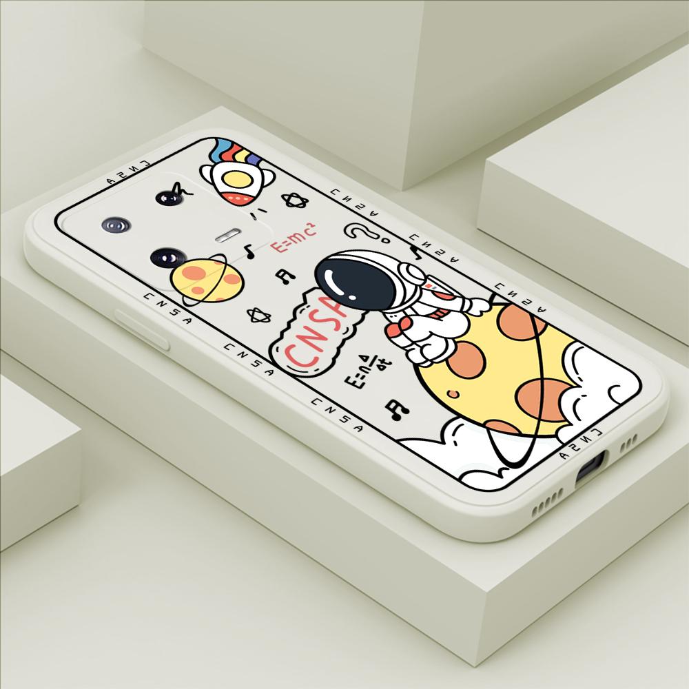 

Чехол для телефона с мультяшным красочным узором, квадратный, жидкий, силикон, TPU, полное покрытие камеры, противоударный защитный чехол для Xiaomi Redmi iPhone Redmi K60 белый