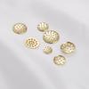 14K Goldgefüllte Kupfer-Scheiben-Netz DIY Ohrring- & Haaraccessoire-Komponenten