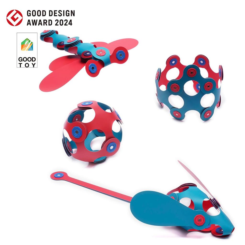 2024 Good Design Award Good Toy 2024 Gewinner Langs Japan Click Säge CLIXO Pack Flamingo Magnet Lernspielzeug MINT-Bildung Bauspielzeug Magnetblock