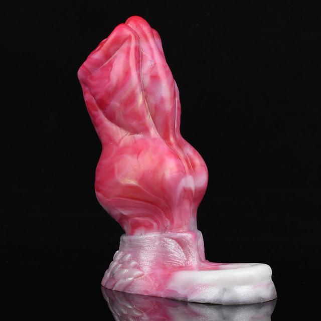 YESBUY Thick Wolf Dildo Sleeve Big Knot Penis Sheath For Men Dick Enlargement Sex Toy Delay Pleasure Time Butt Vaginal Massager