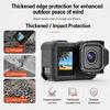 Silicone Lens Cap and Camera Cover Set, Black Carry Case with Open Front Area, Battery Door Access and Outdoor Travel Storage Use Daily