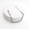 3mm Simple Stainless Steel Melon Seed Chain Bracelet  Titanium Steel Men Bracelet  Women Trend Jewelry Accessories