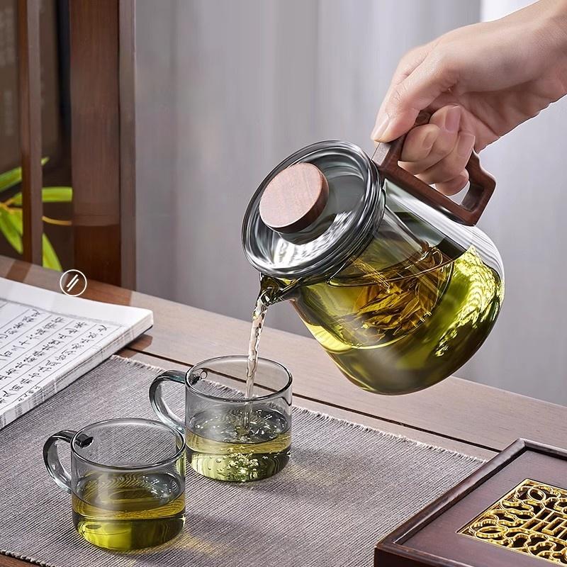 GIANXI Teapot Family Teapot Lid anti-scalding Walnut Lid Buckle Flower Teapot Filter Pu 'er Chinese Kung Fu Tea Set