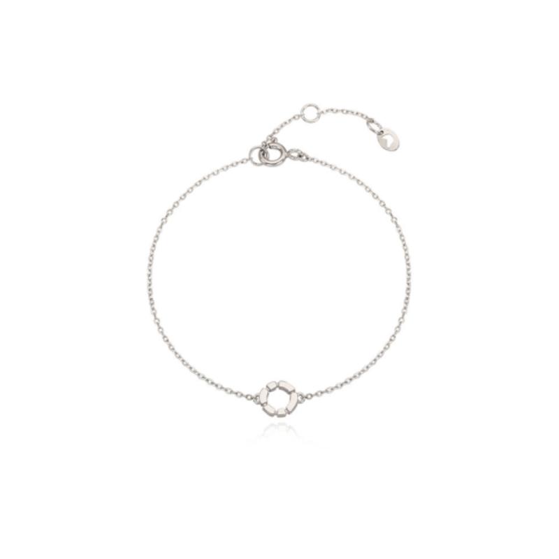 Tirr Lirr Mini Dandelion Silver-White Bracelet TBSSVW13894M