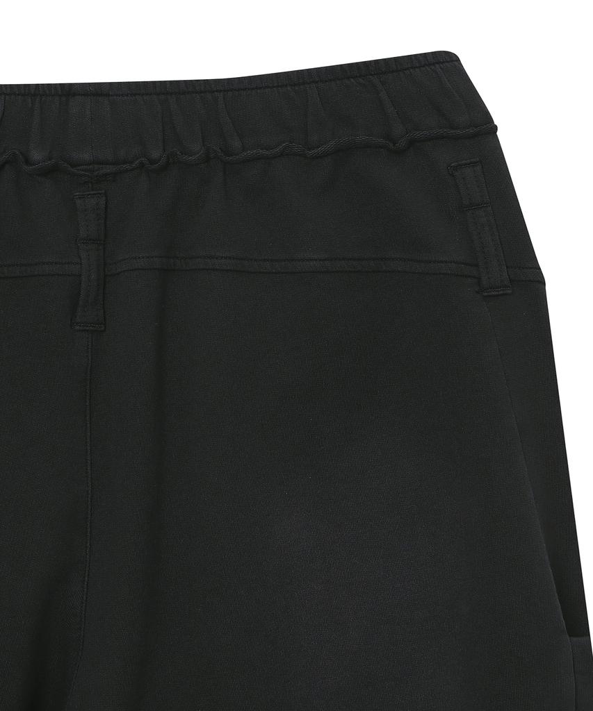 Syupeodeulai Women'S Washed Bermuda Sweatpants Black Sdflrcq48Blk