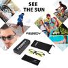 [FEISEDY] Photochromic Polarized Sunglasses for Men, Metal Frame, UV Protection, Lightweight, for Golf, Sports, and Driving, B1067