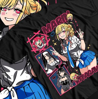 T-Shirt Marin Kitagawa My Dress Up Darling Regalo per Appassionati di Anime T-Shirt Tutte le Taglie