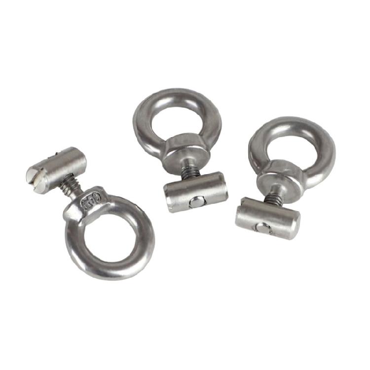 Awning Rail Stoppers 6mm Stops Motorhome Campervan Campers Stainless Steel Parts Awning Rail Stopper with Carabiners
