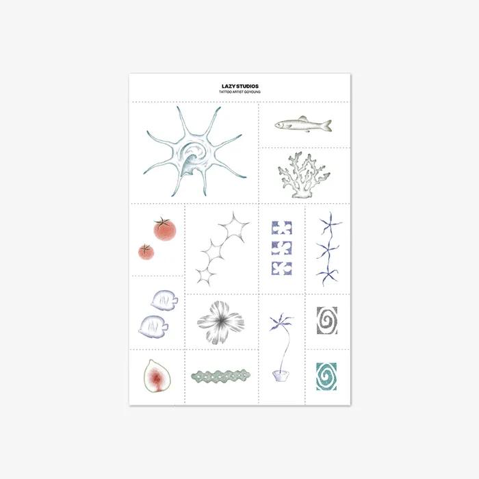 

Тату-мастер Го Янг 01 Временная наклейка-тату