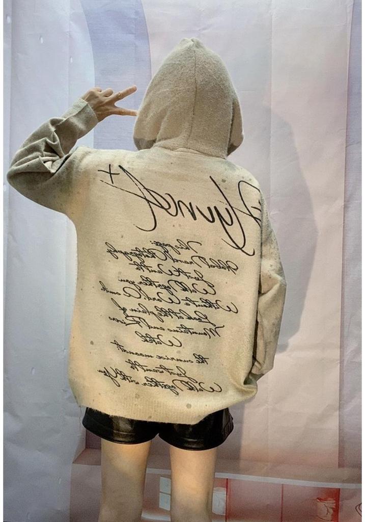 European Designer Rhinestone Hoodie Sweater - Spring 2026 Edition