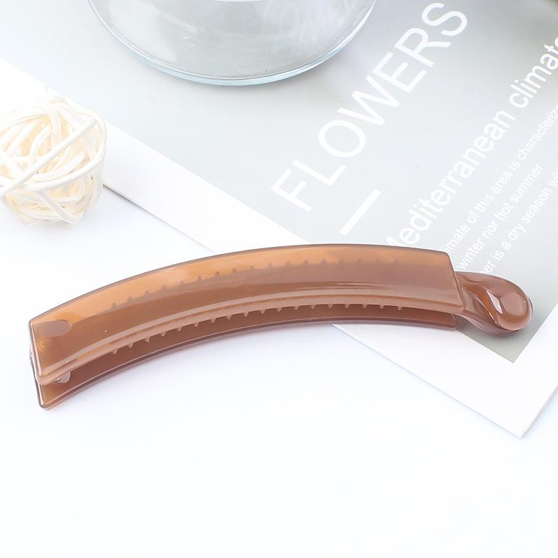 New Color Pan Hair Banana Clip Light Luxury Stone High-end Fashion Ponytail Clip Hair Accessories Hairpin