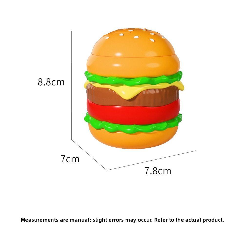 Interactive Burger Animal Toy Cute Animal Style Jumping Egg Toy Wind-Up Animal Toy  Prank Play