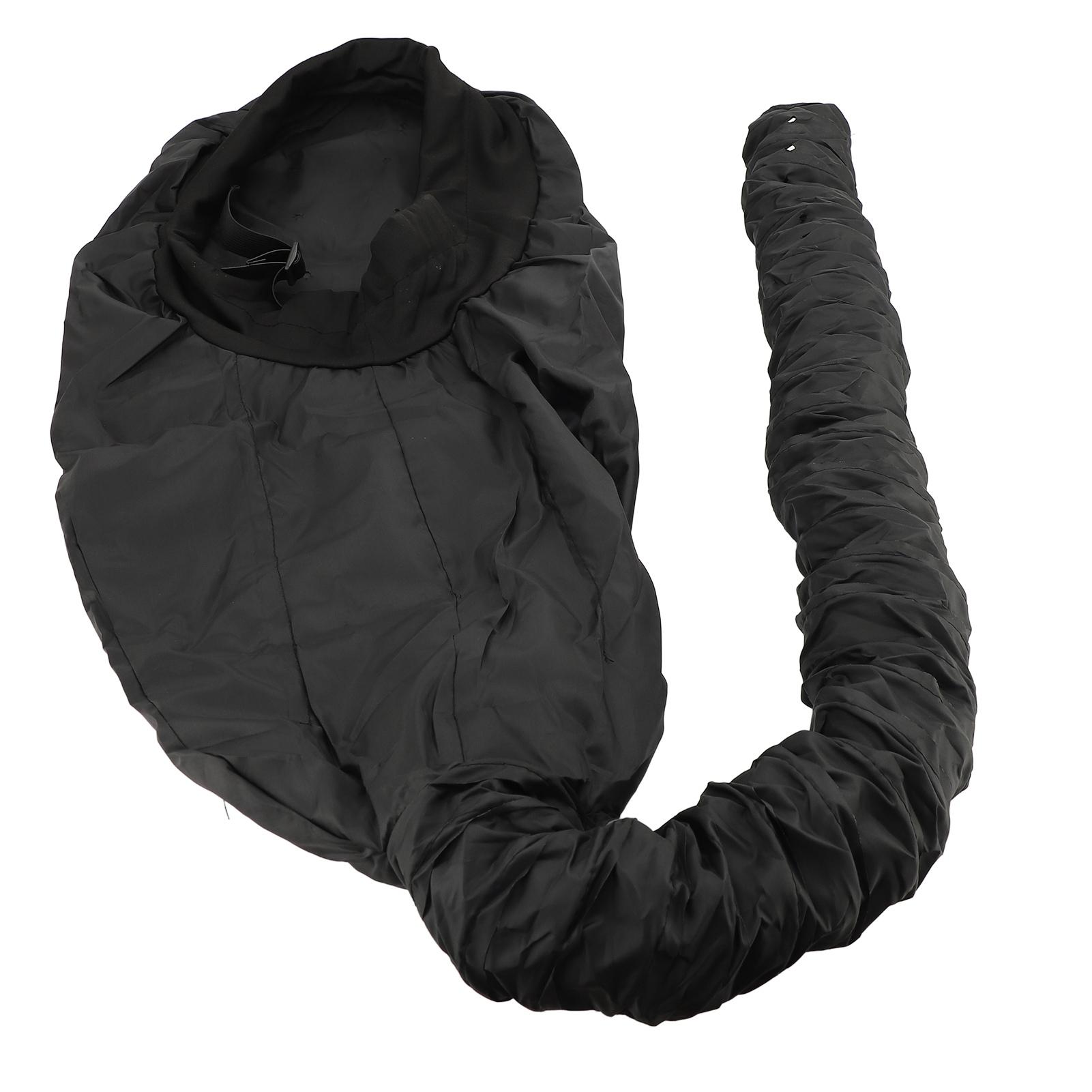 

Портативная шапочка для сушки волос с большим вентиляционным отверстием для глубокого кондиционирования и обработки маслом волос, черная чёрный