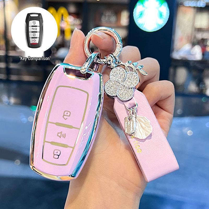 Key Cover for 2024 Haval Big Dog: Fits 23mm Chitu H6, 22mm New H9 Buckle, 19mm Old M6 Case - Simple Design