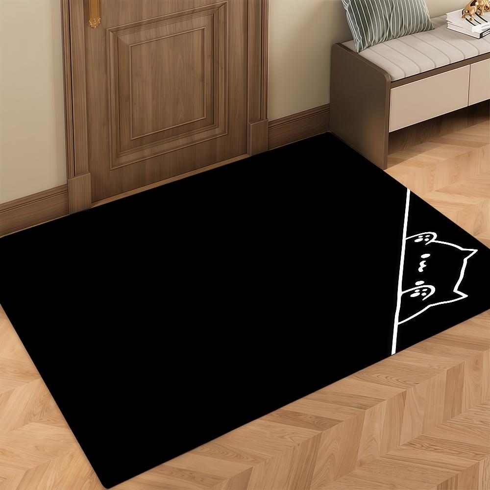 Tappetino Ingresso Camera da Letto Gatto Bagno Pavimento Decorazione Corridoio Tappeto Carino Soggiorno B-Bongo Stanza Kawaii Balcone
