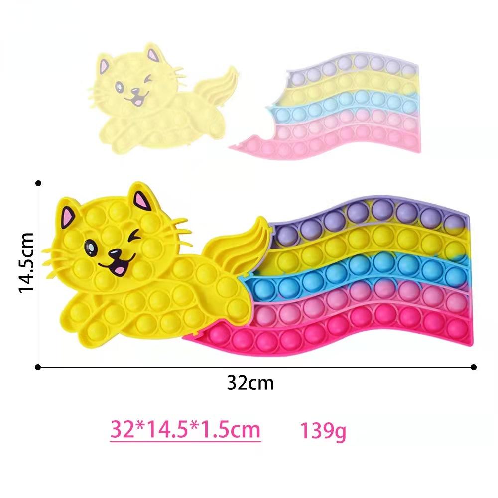 30cm Big Pops Size Push Bubble Fidget Toy Board Game Autism Stress Reliever Toys Kids Simple Dimple Game AHDH autism