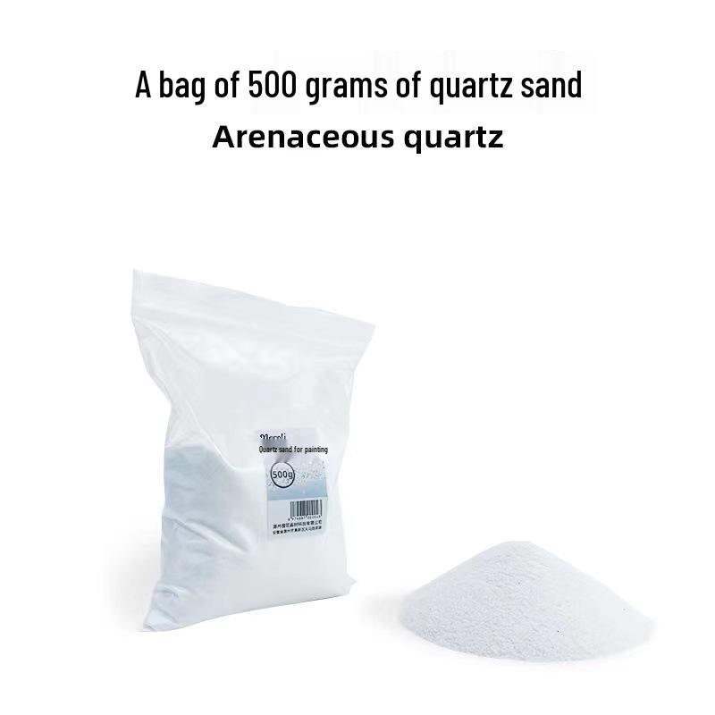 Quartz Sand Acrylic Texture Snowflake Painting - Creative Granular Acrylic Artwork 500g (Individual Package) кварц/песочный