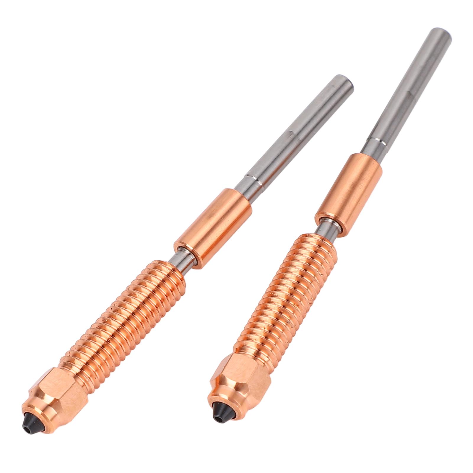 

2 шт. Интегрированное сопло из закаленной стали, Высокопоточное быстросъемное сопло, Диаметр 1 мм, 3D-принтер