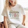 1986 Vintage Birthday Shirt 40th Birthday Best Friend Limited 1986 Tee Women Clothes Graphic T Shirts Y2k Top Harajuku Tops Tee
